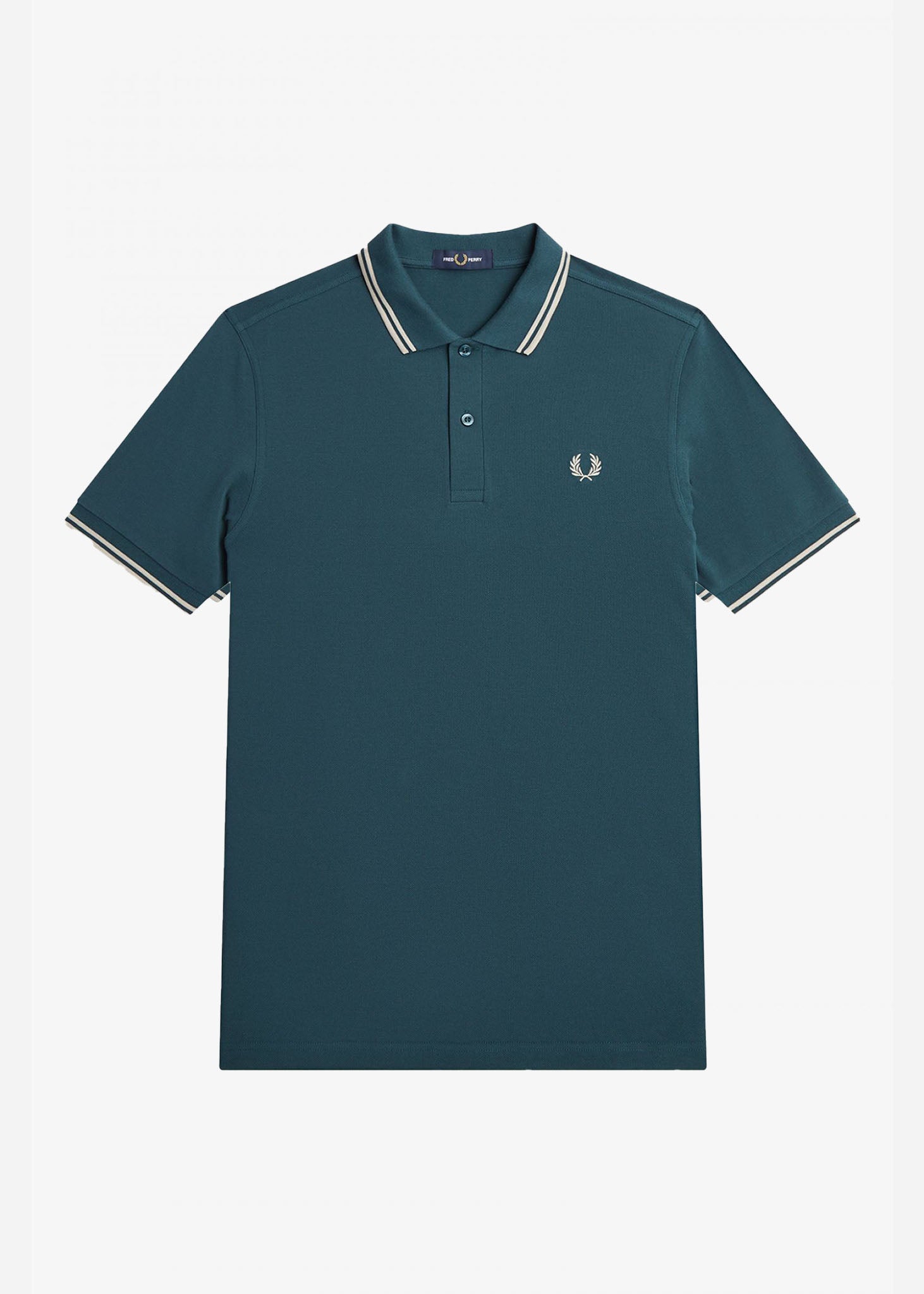 Fred Perry Polo's  Twin tipped fred perry shirt - petrol blue 