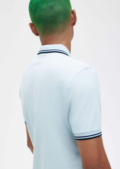 Fred Perry Polo's  Twin tipped fred perry shirt - light ice 