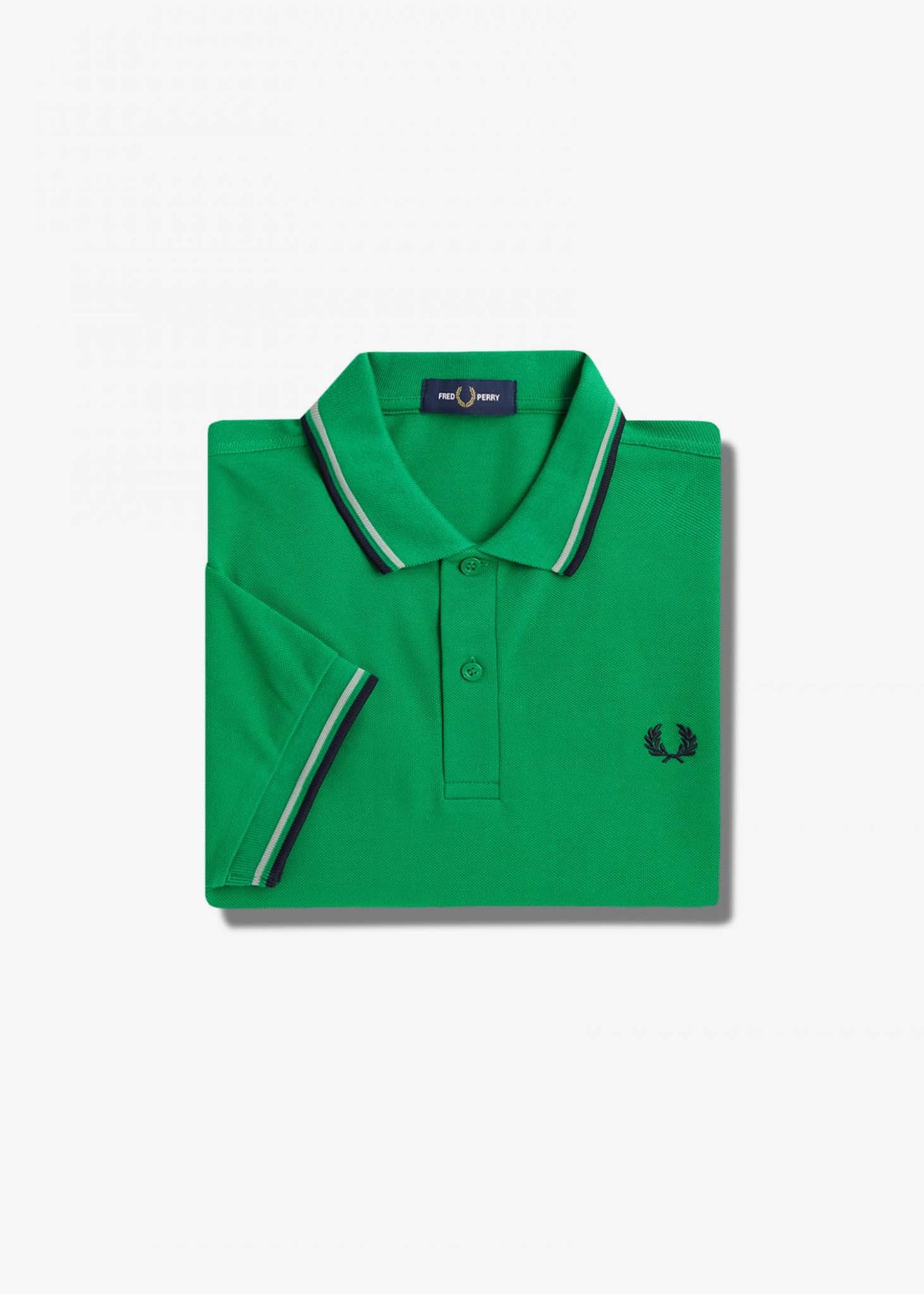 Fred Perry Polo's  Twin tipped fred perry shirt - fp green 