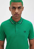 Fred Perry Polo's  Twin tipped fred perry shirt - fp green 