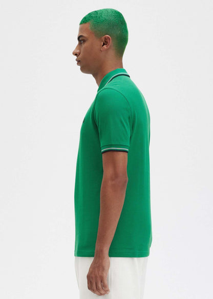 Fred Perry Polo's  Twin tipped fred perry shirt - fp green 