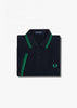 Fred Perry Polo's  Twin tipped fred perry shirt - navy fp green 