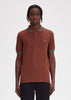 Fred Perry Polo's  Twin tipped fred perry shirt - whisky brown deep mint 