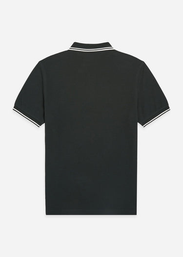 Fred Perry Polo's Twin tipped fred perry polo shirt- nightgreen snow white