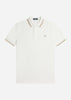 Fred Perry Polo's  Twin tipped Fred Perry shirt - snow white oatmeal white stone 