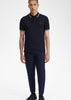 Fred Perry Polo's  Twin tipped Fred Perry shirt - navy snow white shsto 