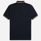 Fred Perry Polo's  Twin tipped Fred Perry shirt - navy snow white shsto 
