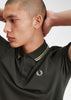 Fred Perry Polo's  Twin tipped fred perry shirt - field green oatmeal 