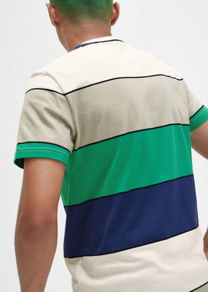 Fred Perry T-shirts  Bold stripe t-shirt - seagrass 