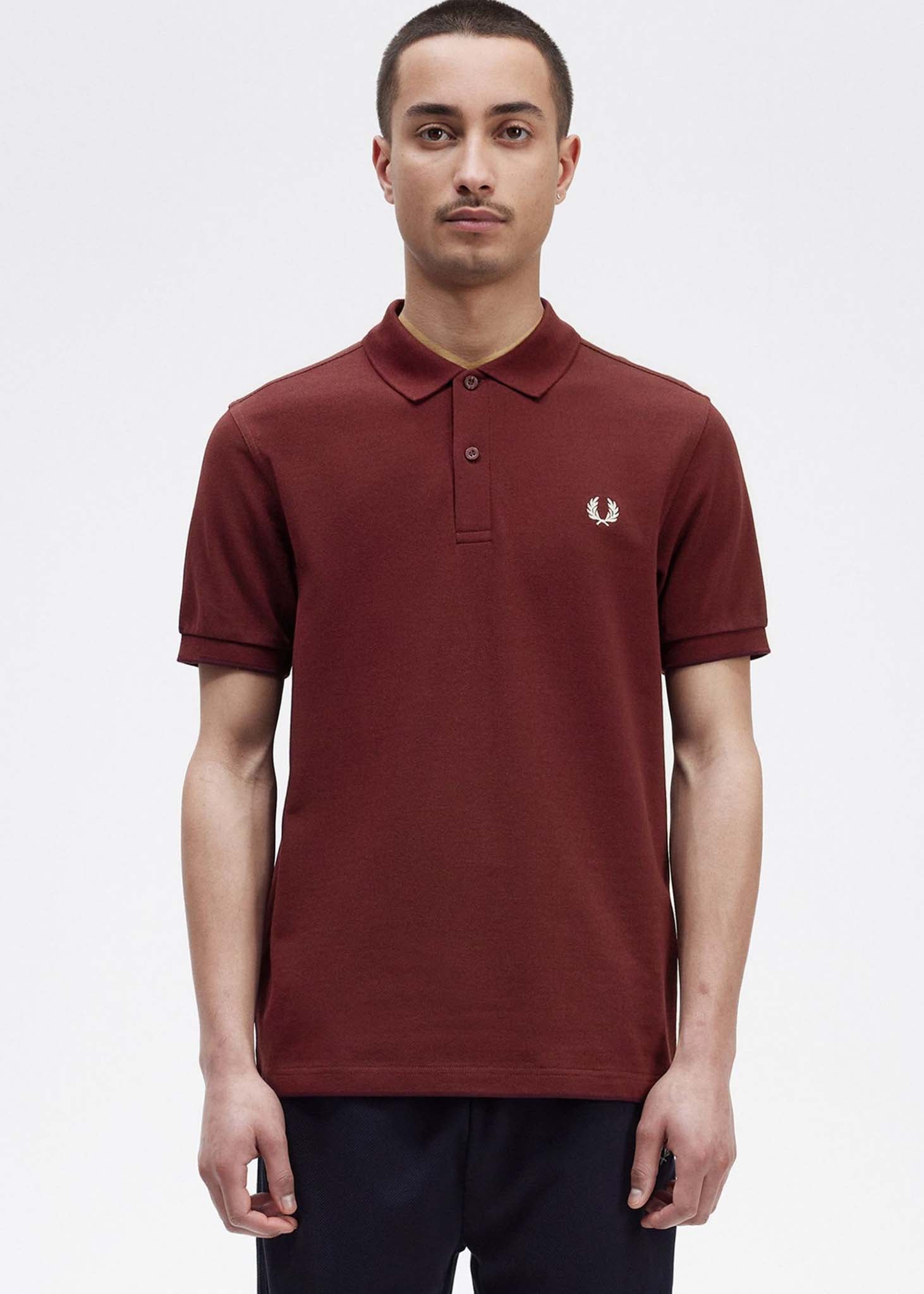 Fred Perry Polo's  Plain fred perry shirt - oxblood 