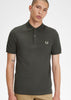 Fred Perry Polo's  Plain fred perry shirt - fieldgreen oatmeal 