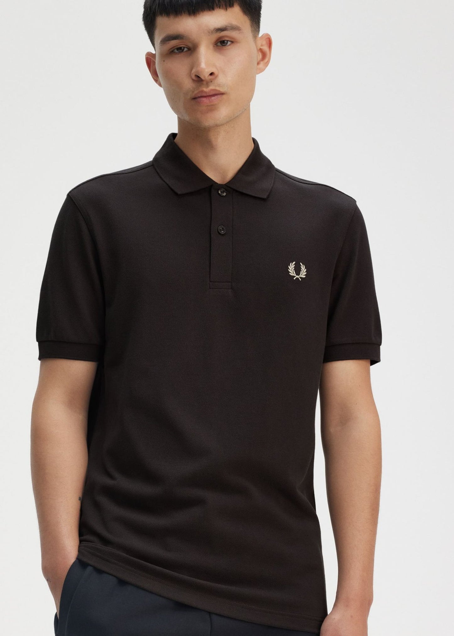 Fred Perry Polo's The fred perry polo shirt- Anchor Grey Oatmeal