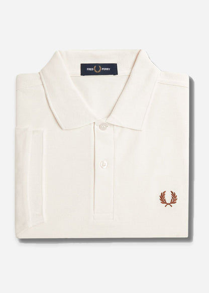 Fred Perry Polo's The fred perry polo shirt- lghecru cinnamon