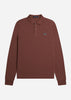 Fred Perry Longsleeve Polo's  LS plain fred perry shirt - whisky brown 