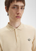 Fred Perry Longsleeve Polo's  Ls plain fred perry shirt - oatmeal black 