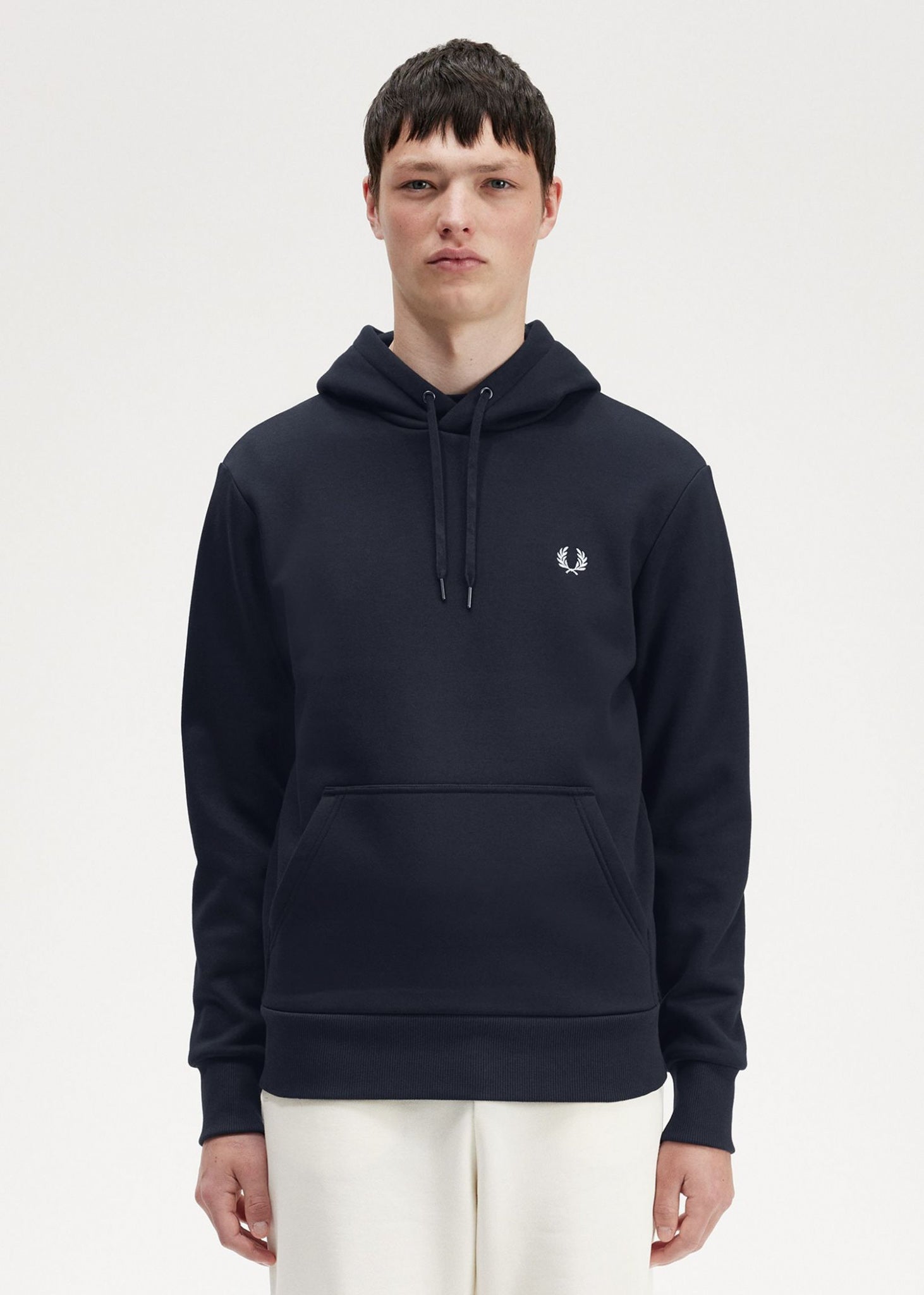 Fred Perry Hoodies  Tape detail hooded sweatshirt - navy 