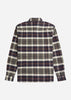 Fred Perry Overhemden  Brushed tartan shirt - field green 