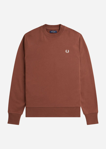 Fred Perry Truien  Rave graphic sweatshirt - whisky brown 