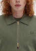 Fred Perry Vesten  Zip through sweatshirt - laurel wreath green 