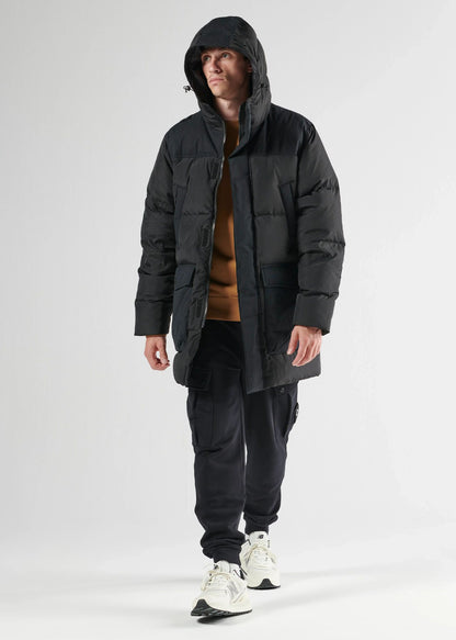 MA.Strum Jassen  Recoil down coat parka - black 