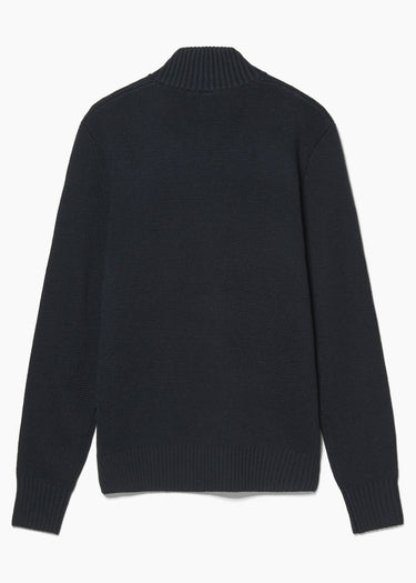 MA.Strum Sweaters Sarl quarter zip sweater - dark navy