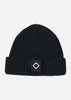 MA.Strum Mutsen  Milano knit beanie - black 