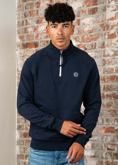 Marshall Artist Truien Foundation quarter zip - navy