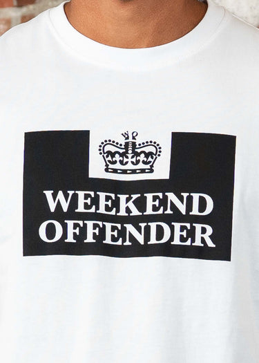Weekend Offender T-shirts Prison - white