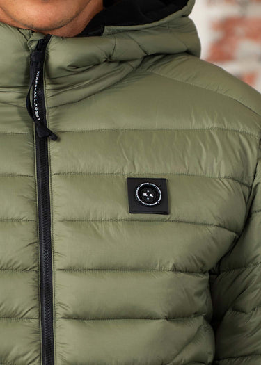 Marshall Artist Jassen Ashdale bubble jacket - khaki