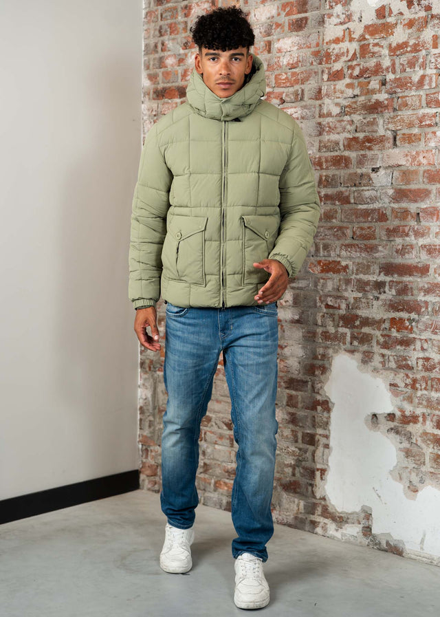 Marshall Artist Jassen Yukon bubble jacket - clay