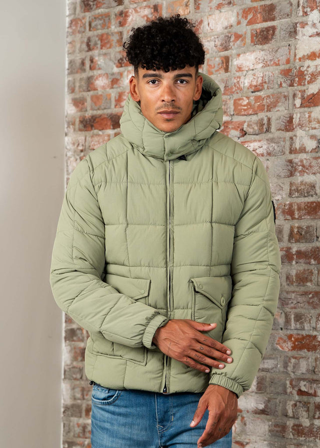 Marshall Artist Jassen Yukon bubble jacket - clay