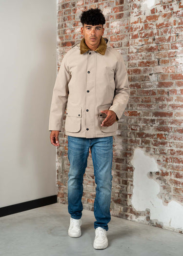 Barbour Jassen Winter ashby waterproof jacket - washed stone