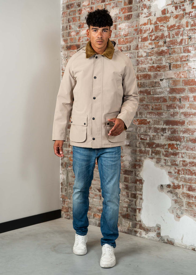 Barbour Jackets Winter ashby waterproof jacket - washed stone