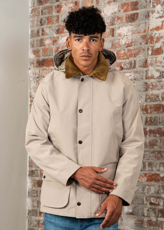 Barbour Jackets Winter ashby waterproof jacket - washed stone