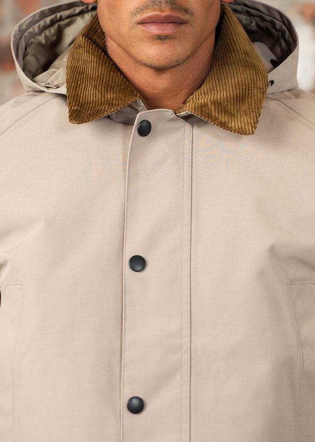 Barbour Jackets Winter ashby waterproof jacket - washed stone
