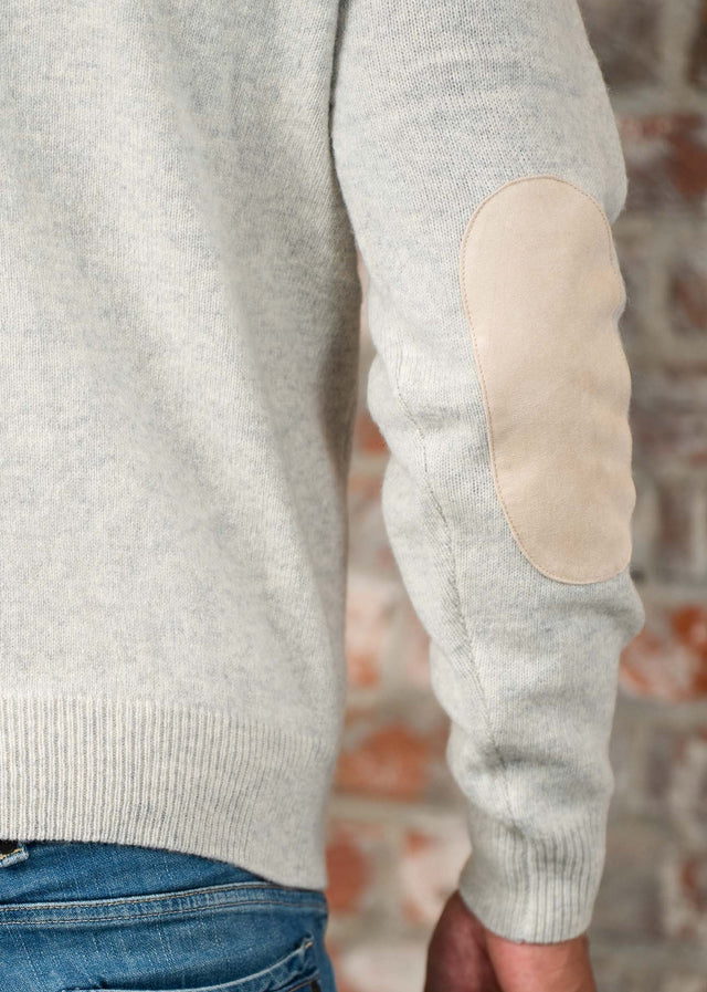 Barbour Sweaters Essential patch half zip knitted jumper - pearl