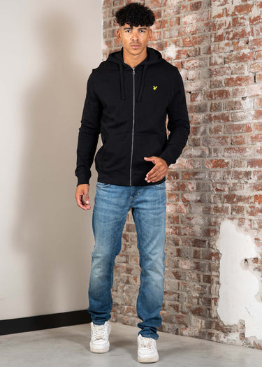 Lyle & Scott Vesten Zip through hoodie - jet black