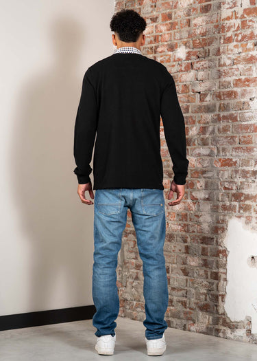 Weekend Offender Longsleeve Polo's Lindley - black