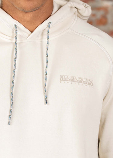 Napapijri Hoodies Back graphic hoodie - beige dimity