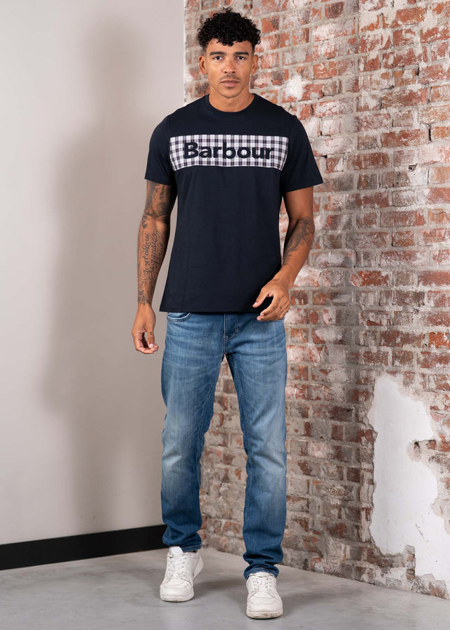 Barbour T-shirts Bancroft tailored t-shirt - navy