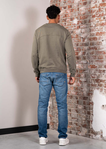 Napapijri Truien Badge crewneck- tea leaf