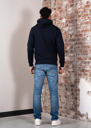 Fred Perry Hoodies Tipped hooded sweatshirt - navy