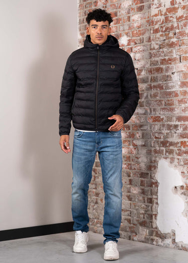 Fred Perry Jassen Hooded insulated jacket - black