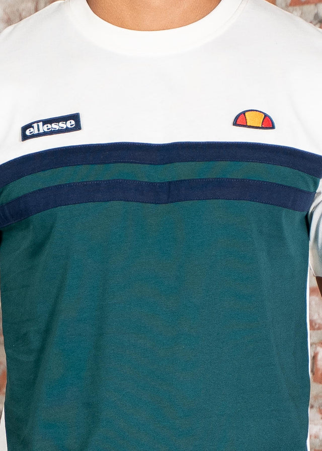 Ellesse T-shirts Venire tee - off white dark green