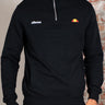 Ellesse Truien Pelegrini quarter zip - black