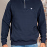 Barbour Truien Beckhill half zip sweatshirt - navy