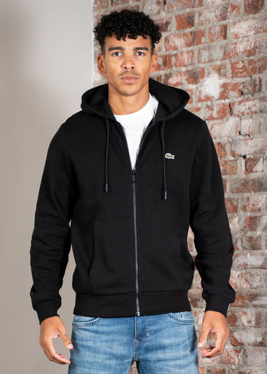 Lacoste Vesten Sweater zip - black