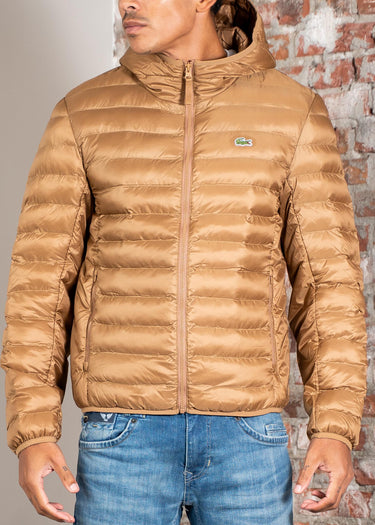 Puffer jacket - dark tate