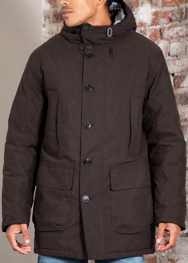 Winter beaufort waterproof parka - black oak