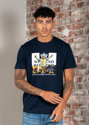 Weekend Offender T-shirts Leo gregory - navy